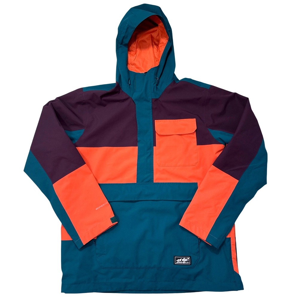 Eddie‎ Bauer Ski/Snow Jacket Color-block design with Hood water proof - M